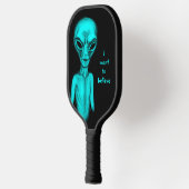 Raquette De Pickleball Alien, je veux croire (Gauche)