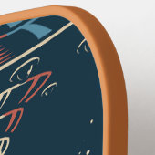 Raquette De Pickleball Alien UFO de nom personnalisé (Détail gauche)