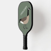 Raquette De Pickleball Amateurs d'oiseaux Illustration de l'oie du Canada (Gauche)
