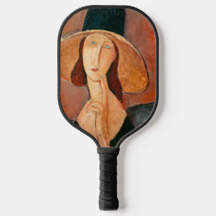 Raquette De Pickleball Amedeo Modigliani - Jeanne Hebuterne en grand Casq