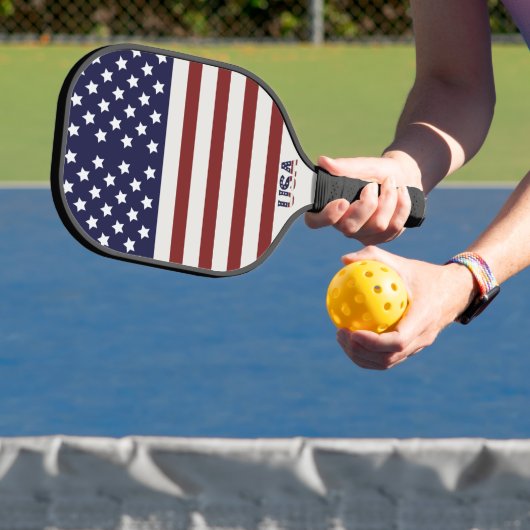 Raquette De Pickleball America Drapeau américain Motif américain (Insitu)