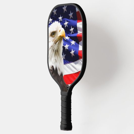 Raquette De Pickleball American Flag with Bald Eagle (Gauche)