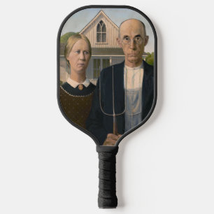 Raquette De Pickleball American Gothic : Vie rurale pauvre paysan