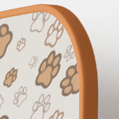 Raquette De Pickleball Amis dachshunds mignons (Détail gauche)