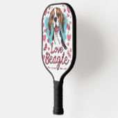Raquette De Pickleball Amour de Beagle (Gauche)