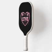 Raquette De Pickleball Amour de chat scintillant (Gauche)