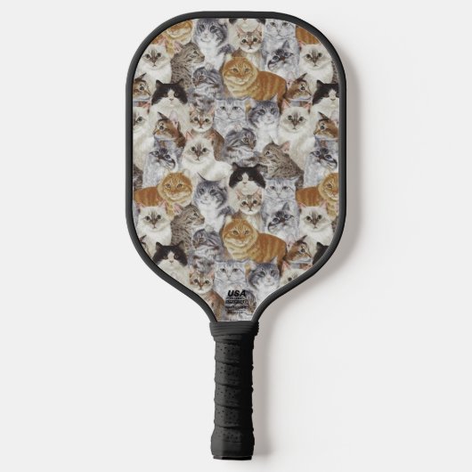 Raquette De Pickleball Amoureux de les chats Pickleball Paddle (Verso)