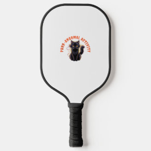 Raquette De Pickleball Amoureux des chats Halloween Purr-anormal Activité