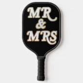 Raquette De Pickleball Amplifiez Playtime avec l'Elegant M et Mme. (Verso)