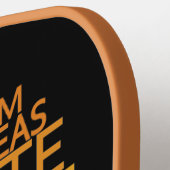 Raquette De Pickleball Ampoule Inspirationnelle (Détail gauche)