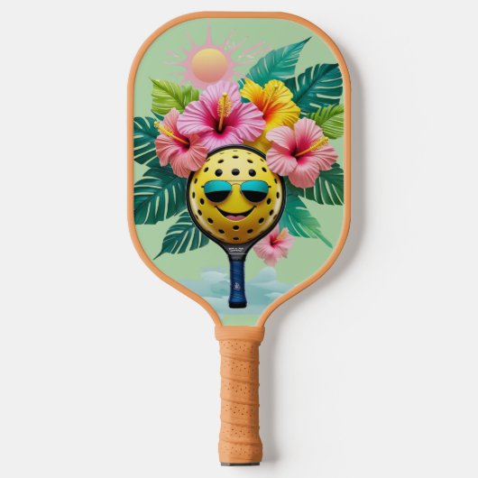 Raquette De Pickleball Amusement De Pickleball Tropical - Cute Kawaii Pad (Recto)