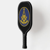 Raquette De Pickleball Ancien Maître Freemason Carré et Compass Masonic (Gauche)