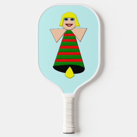 Raquette De Pickleball Ange de Noël Bell (Recto)