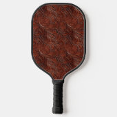 Raquette De Pickleball Animal Brown en cuir de l'Ouest (Verso)