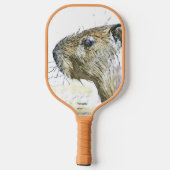 Raquette De Pickleball animaux fascinants - Capybara (Verso)