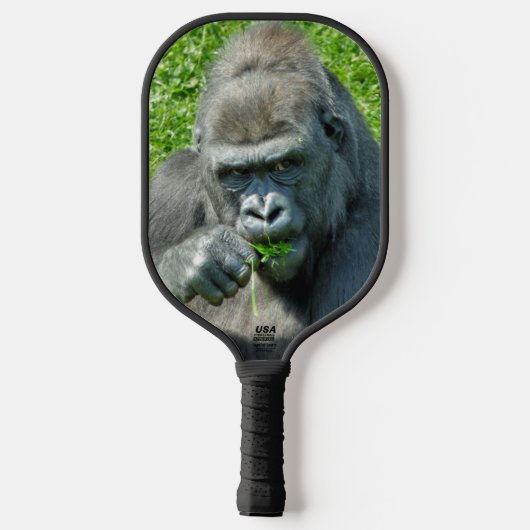 RAQUETTE DE PICKLEBALL ANIMAUX SAUVAGES - GORILLAS (Verso)