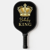 Raquette De Pickleball Anniversaire King Gold Couronne Royal Queen Luxe (Recto)