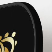 Raquette De Pickleball Anniversaire King Gold Couronne Royal Queen Luxe (Détail gauche)