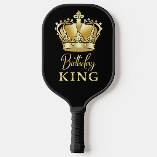 Raquette De Pickleball Anniversaire King Gold Couronne Royal Queen Luxe (Verso)