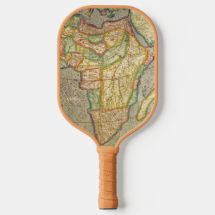 Raquette De Pickleball Antique Old World Carte de l'Afrique de Gerardus M