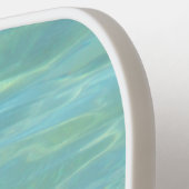 Raquette De Pickleball Aqua Ocean Starburst Vibes côtières (Détail gauche)