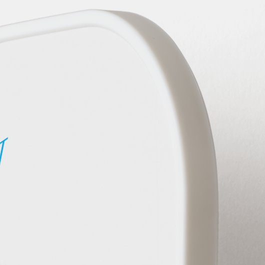 Raquette De Pickleball Aquarelle bébé pingouin Monogramme moderne Pickleb (Détail gauche)