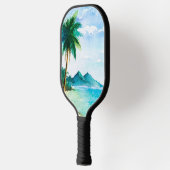 Raquette De Pickleball Aquarelle de Beach Island (Gauche)