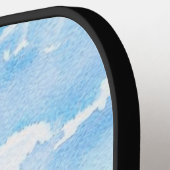 Raquette De Pickleball Aquarelle de Beach Island (Détail gauche)