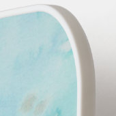 Raquette De Pickleball Aquarelle en aquabole avec étoiles dorées (Détail gauche)