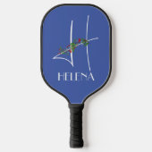 Raquette De Pickleball Aquarelle initiale H (Recto)