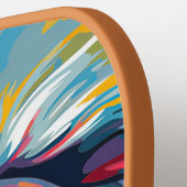 Raquette De Pickleball Aquarelles Illustration de la tête de cheval (Détail gauche)