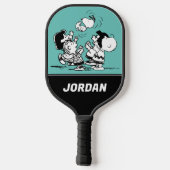 Raquette De Pickleball Arachides Gang Lifting Snoopy | Ajouter Votre Nom (Verso)