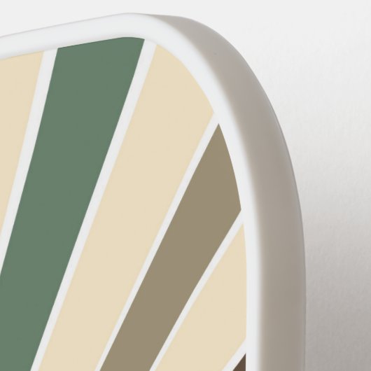 Raquette De Pickleball Arborescence Brown rétro | Premier Noël marié (Détail gauche)