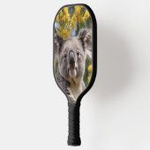Raquette De Pickleball Arbre À Fleurs Jaunes Avec Koala, (Gauche)