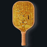 Raquette De Pickleball Arbre de vie Gustav Klimt Nouveau<br><div class="desc">L'arbre de vie (1909) est une belle peinture du peintre sécessionniste de Vienne Gustav Klimt. Connu pour la peinture avec de l'or pur,  son art est vibrant et amusant. Les branches de l'Arbre de la Vie se courbent vers les cieux.</div>