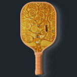 Raquette De Pickleball Arbre de vie Gustav Klimt Nouveau<br><div class="desc">L'arbre de vie (1909) est une belle peinture du peintre sécessionniste de Vienne Gustav Klimt. Connu pour la peinture avec de l'or pur,  son art est vibrant et amusant. Les branches de l'Arbre de la Vie se courbent vers les cieux.</div>