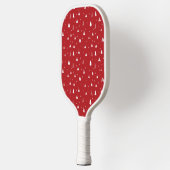 Raquette De Pickleball Arbres de Noël et Snowflakes Pickleball Paddle (Gauche)
