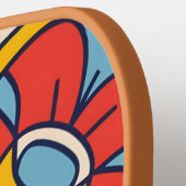 Raquette De Pickleball arc de mosaïque (Détail gauche)