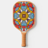 Raquette De Pickleball arc de mosaïque (Verso)