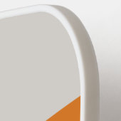 Raquette De Pickleball Arc en arc-en-ciel rétro avec le nom (Détail gauche)