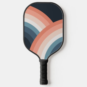 Raquette De Pickleball Arc-en-ciel coloré à double rétro