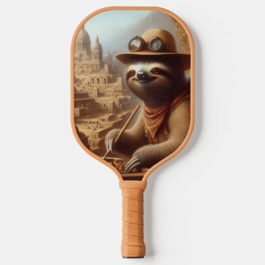 Raquette De Pickleball Archéologue Sloth (Recto)