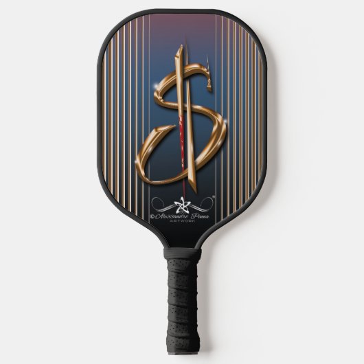 RAQUETTE DE PICKLEBALL ARGENT (Recto)