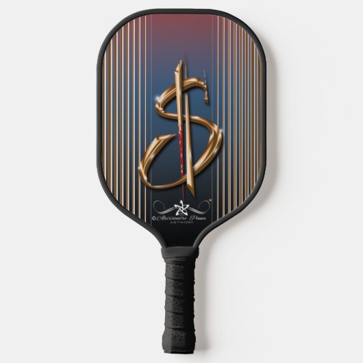 RAQUETTE DE PICKLEBALL ARGENT (Verso)