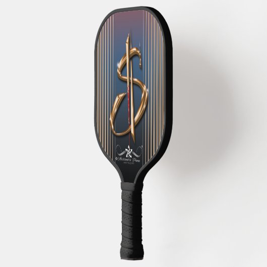 RAQUETTE DE PICKLEBALL ARGENT (Gauche)