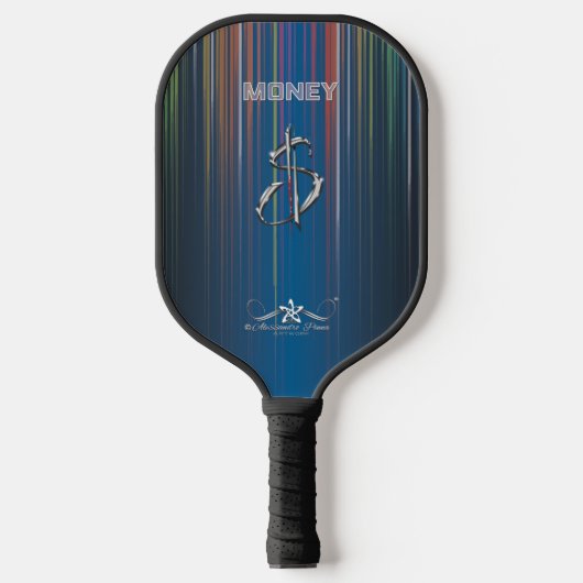 RAQUETTE DE PICKLEBALL ARGENT (Recto)