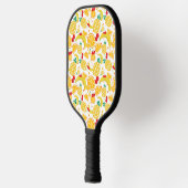 Raquette De Pickleball Argile Fruit Ananas Oranges Banane Cerise (Gauche)