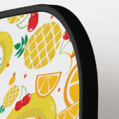 Raquette De Pickleball Argile Fruit Ananas Oranges Banane Cerise (Détail gauche)