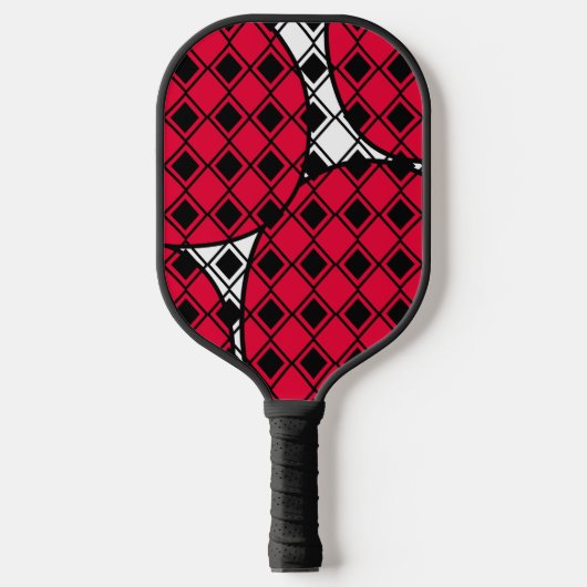 Raquette De Pickleball Arlequin en Blob Rose (Recto)