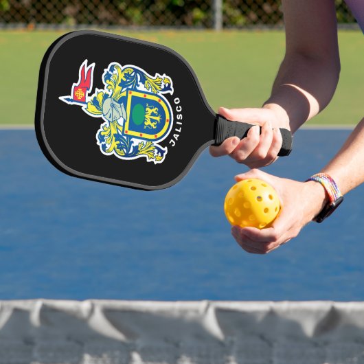 Raquette De Pickleball Armoiries de Jalisco, Mexique (Insitu)